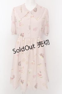 MILK / プティフールワンピース  ピンクホイップ O-25-02-19-1042-ML-OP-IG-OS