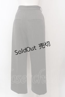 画像3: Melt the lady / ダブルベルトアシンメトリーパンツ S グレー O-25-02-19-1004-PU-PA-IG-ZT089