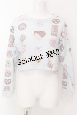 画像1: MILK / COOKIE GIRLトップス  サックスベース O-25-02-19-1048-ML-TO-OW-OS