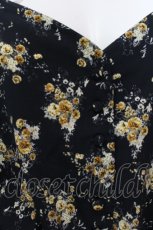 画像2: 【SALE】axes femme / 花柄ボリューム袖ブラウス M クロ O-25-02-19-1056-AX-BL-OW-ZT050 (2)
