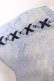 画像2: axes femme / 肩編み上げレイヤード風プルオーバー  ブルー×オフシロ O-25-02-19-1061-AX-TO-IG-ZT049 (2)
