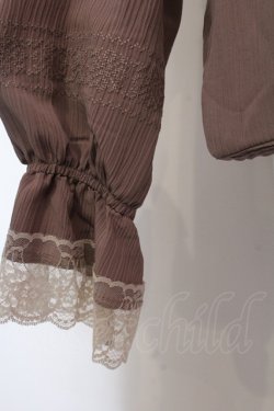 画像2: axes femme / マムルークスリーブZIPカーデ M ピンク O-25-02-19-1065-AX-TO-OW-ZT049