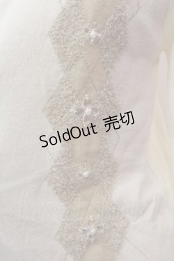 画像2: axes femme / アーガイルJQカーディガン M 生成り O-25-02-19-1069-AX-TO-SZ-OS