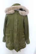 axes femme / フード付ミドル丈モッズコート M グリーン O-25-02-19-1076-AX-CO-OW-C040