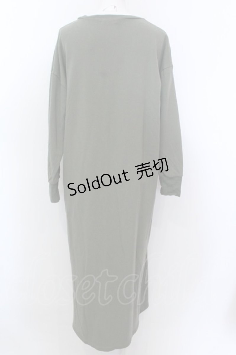 画像3: 【SALE】axes femme / ビジュー付きスウェットワンピース M グリーン O-25-02-19-1086-AX-OP-IG-ZT493 (3)