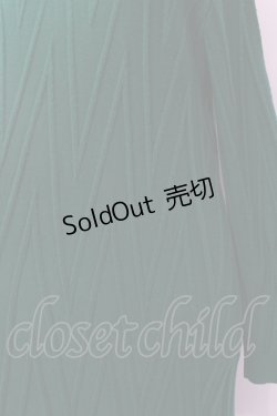 画像2: 【SALE】axes femme / ジャガードニットワンピース F グリーン O-25-02-19-1089-AX-OP-IG-ZT023