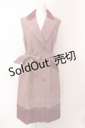 axes femme / レースデザインジレ F アカ O-25-02-19-1093-AX-TO-IG-OS