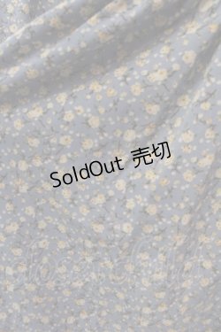 画像2: axes femme / フラワープリントロングワンピース M サックス O-25-02-19-1100-AX-OP-IG-OS