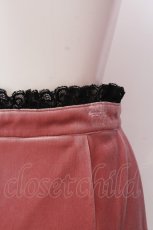画像3: 【SALE】EATME / レースコンビベロアスカート  ピンク×クロ O-25-02-19-1105-LO-SK-IG-ZT114 (3)