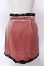 画像4: 【SALE】EATME / レースコンビベロアスカート  ピンク×クロ O-25-02-19-1105-LO-SK-IG-ZT114 (4)