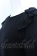 画像2: franche lippee black / ショルダーリボンウールワンピース M クロ O-25-02-19-1121-LO-OP-IG-ZT226 (2)