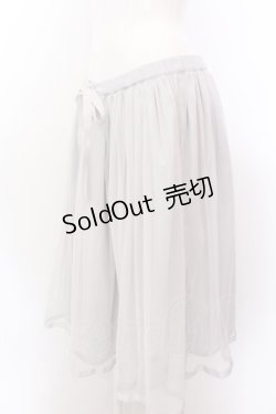 画像2: 【SALE】Fi.n.t Cherry / チュールレイヤードスカート  グレー O-25-02-19-1130-LO-SK-OW-ZT181