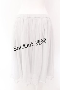 画像3: 【SALE】Fi.n.t Cherry / チュールレイヤードスカート  グレー O-25-02-19-1130-LO-SK-OW-ZT181