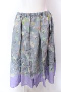 Franche Lippee / ユニコーン柄スカート M グレー O-25-02-19-1134-LO-SK-IG-ZT181