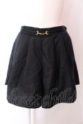 Fi.n.t / ビット付きショートパンツ  クロ O-25-02-19-1138-CA-PA-IG-ZT182
