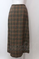 画像3: 【SALE】PINK HOUSE / チェックウール巻きスカート  ベージュ O-25-02-19-1142-LO-SK-OW-ZT157 (3)