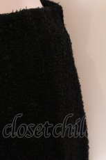画像2: 【SALE】INGEBORG / グラスツイードセミフレアースカート 3（9号相当） クロ O-25-02-19-1146-LO-SK-IG-ZT156 (2)