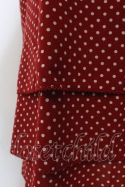 画像2: INGEBORG / ノースリーブトップス  アカドット O-25-02-19-1015-LO-TO-IG-ZT091