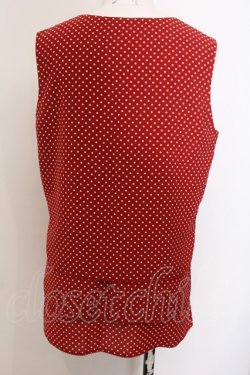 画像3: INGEBORG / ノースリーブトップス  アカドット O-25-02-19-1015-LO-TO-IG-ZT091