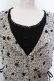 画像3: INGEBORG / フロッキーローズサイドレイヤードワンピース  シロ×クロ O-25-02-19-1016-LO-OP-IG-ZT092 (3)