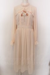 Fi.n.t / ポピーブーケ刺繍シアーワンピース【洗える】  ベージュ O-25-02-19-1026-CA-OP-IG-ZT078