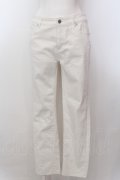 INGEBORG / ストレッチデニムスリムパンツ 3（9号） シロ O-25-02-19-1003-LO-PA-IG-ZT089