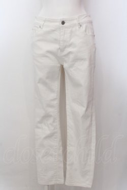 画像1: INGEBORG / ストレッチデニムスリムパンツ 3（9号） シロ O-25-02-19-1003-LO-PA-IG-ZT089