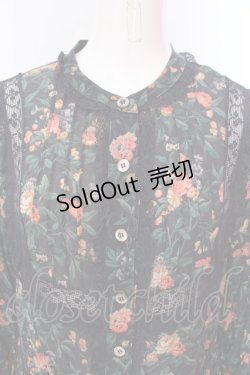 画像2: Jane Marple Dans Le Salon / Sussex rose Agatha ドレス M ネイビー O-25-02-19-001-JM-OP-IG-ZS