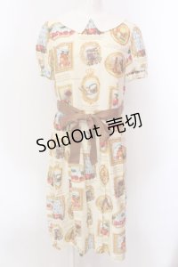 Jane Marple / Anniversaryフレームのコレットワンピース M アイボリー O-25-02-19-007-JM-OP-IG-OS