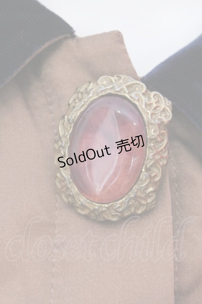 画像2: 【SALE】Jane Marple / ヴィンテージストライプのワンピース M ブラウン O-25-02-19-008-JM-OP-IG-ZT232 (2)
