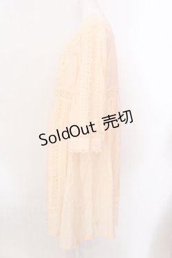 画像3: Jane Marple Dans Le Salon / Flower lei yoke dress M ライトオレンジ O-25-02-19-013-JM-OP-IG-ZS