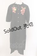 Jane Marple Dans Le Salon / Strawberry embroidery dress M クロ O-25-02-19-021-JM-OP-IG-ZS