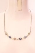 axes femme / フラワーラインネックレス  シルバー O-25-02-20-031-AX-AC-IG-ZT432