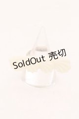 Q-pot. / シュガークリームラインリング 10.5号 シロ O-25-02-20-034-QP-AC-OW-ZT432
