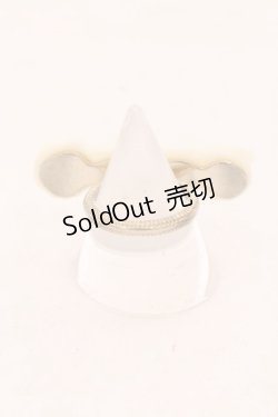 画像4: Q-pot. / シュガークリームラインリング 10.5号 シロ O-25-02-20-034-QP-AC-OW-ZT432