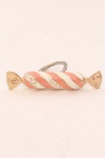 画像1: 【SALE】Q-pot. / ストライプキャンディーリング 9号 ピンク O-25-02-20-039-QP-AC-OW-ZT432-F002 (1)