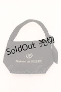 Maison de FLEUR / 10thノベルティミニトートバッグ  クロ O-25-02-20-044-LO-BG-IG-ZT432