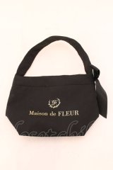 Maison de FLEUR / 10thノベルティミニトートバッグ  クロ O-25-02-20-044-LO-BG-IG-ZT432
