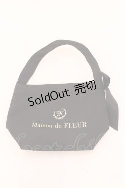 画像1: Maison de FLEUR / 10thノベルティミニトートバッグ  クロ O-25-02-20-044-LO-BG-IG-ZT432