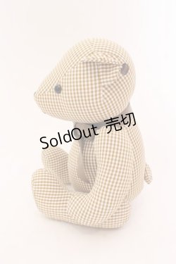 画像2: an another angelus / テディベア  ベージュチェック O-25-02-20-046-CA-ZA-OW-ZT-K004