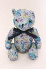 画像1: 【SALE】an another angelus / テディベア  ブルーフラワーパターン O-25-02-20-048-CA-ZA-OW-ZTK004 (1)