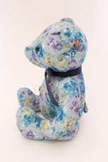 画像2: 【SALE】an another angelus / テディベア  ブルーフラワーパターン O-25-02-20-048-CA-ZA-OW-ZTK004 (2)