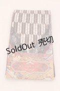 Ozz oneste / 繚乱牡丹和柄タイツ  ブラウン O-25-05-29-1028-OO-ZA-IG-ZT394-F003