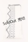 axes femme kawaii / レースアップ柄オーバーニー F クロ O-25-02-20-052-AX-ZA-OW-OS
