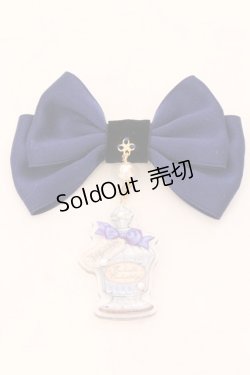 画像1: Enchantlic Enchantilly / モチーフ付きブローチ  ネイビー O-25-02-20-062-LO-AC-IG-ZT432