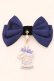 画像1: Enchantlic Enchantilly / モチーフ付きブローチ  ネイビー O-25-02-20-062-LO-AC-IG-ZT432 (1)