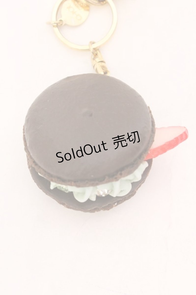 画像4: 【SALE】Q-pot. / PUFFYコラボ/デカミントマカロンキーホルダー  ブラウン×ミント O-25-02-20-065-QP-ZA-IG-ZT432-F002 (4)