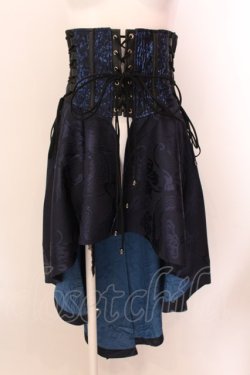 画像1: Qutie Frash / 蝙蝠ラップコルセット  ブルー O-25-02-20-006-QU-TO-IG-ZI
