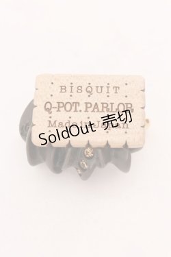画像1: Q-pot. / Biscuit&Whip Brooch  チョコ O-25-02-20-069-QP-ZA-IG-ZT432
