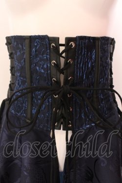 画像2: Qutie Frash / 蝙蝠ラップコルセット  ブルー O-25-02-20-006-QU-TO-IG-ZI